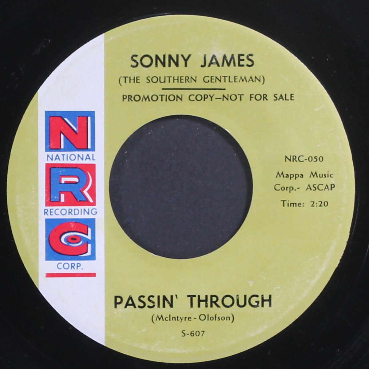 jenny lou / passin' through by SONNY JAMES