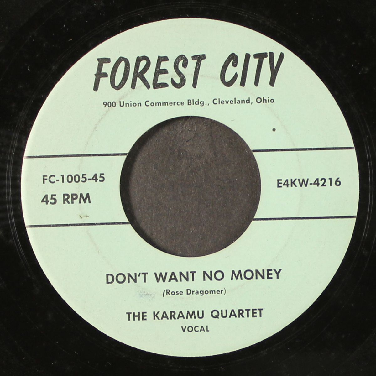 jericho / don't want no money by KARAMU QUARTET