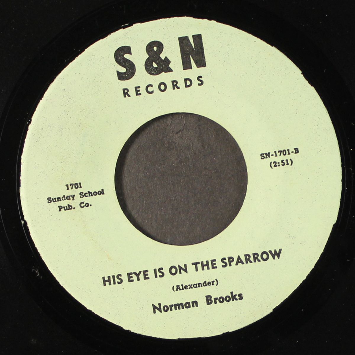 shadrack / his eye is on the sparrow by NORMAN BROOKS