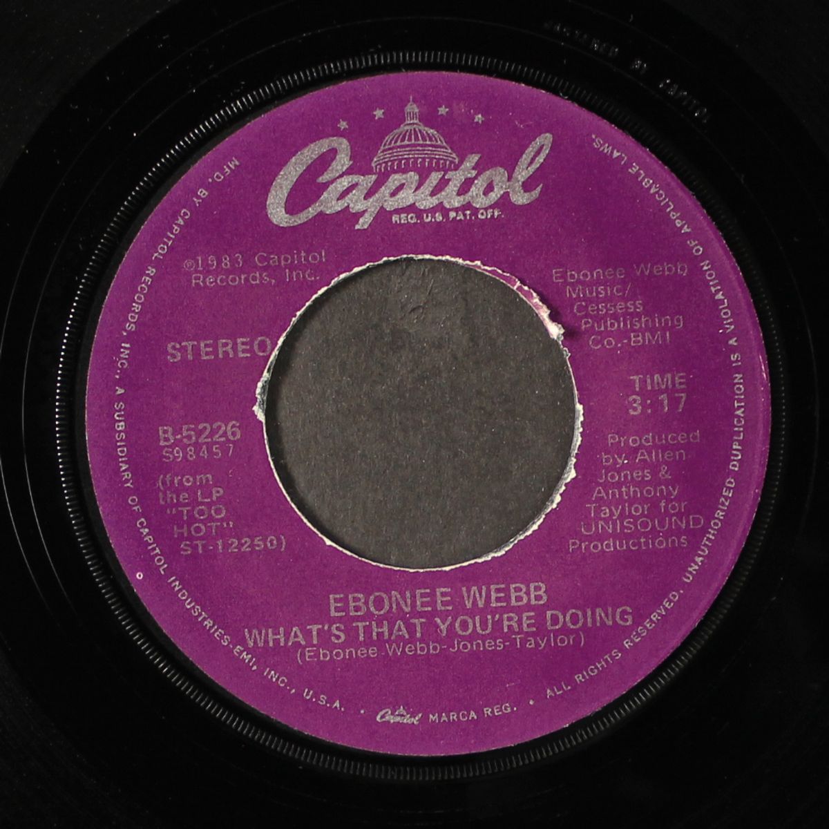 are you really ready / what's that you're doing by EBONEE WEBB