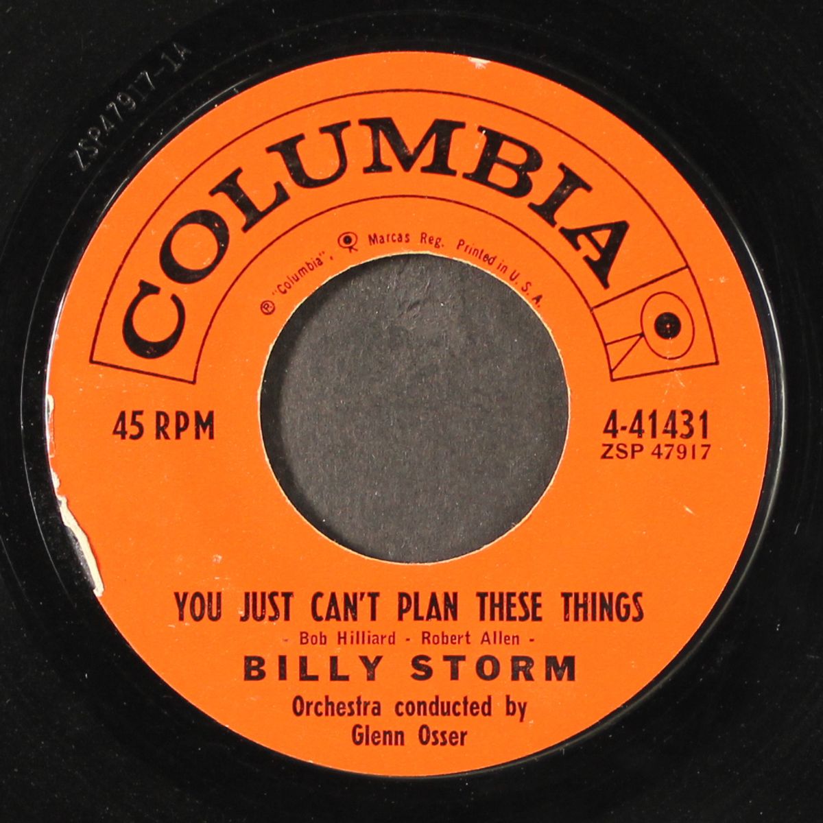 easy chair / you just can't plan these things by BILLY STORM