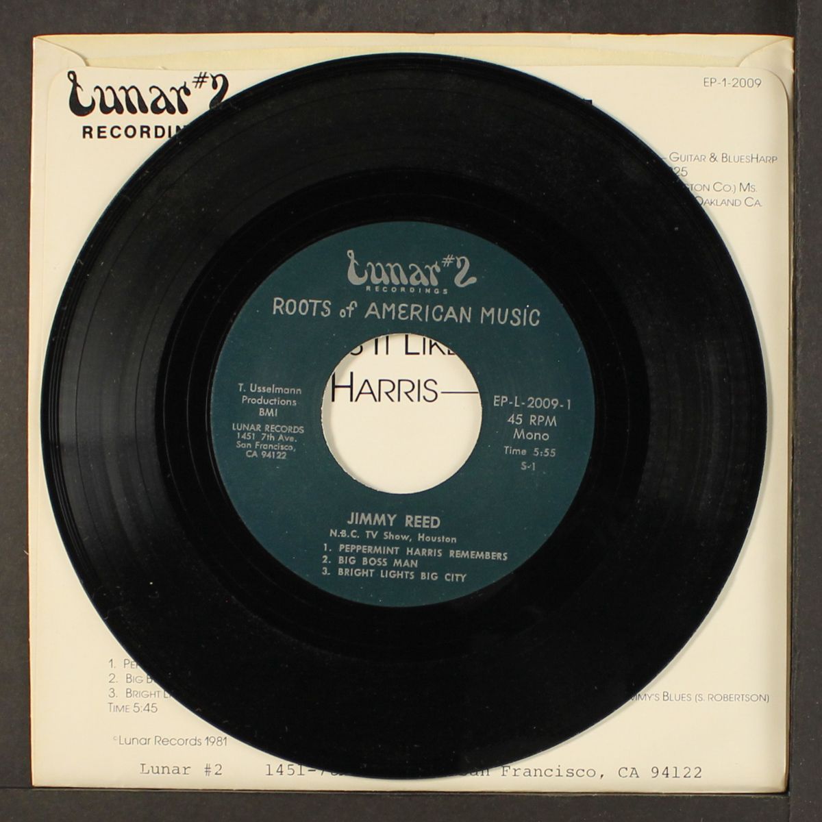 n.b.c. tv show, houston by JIMMY REED