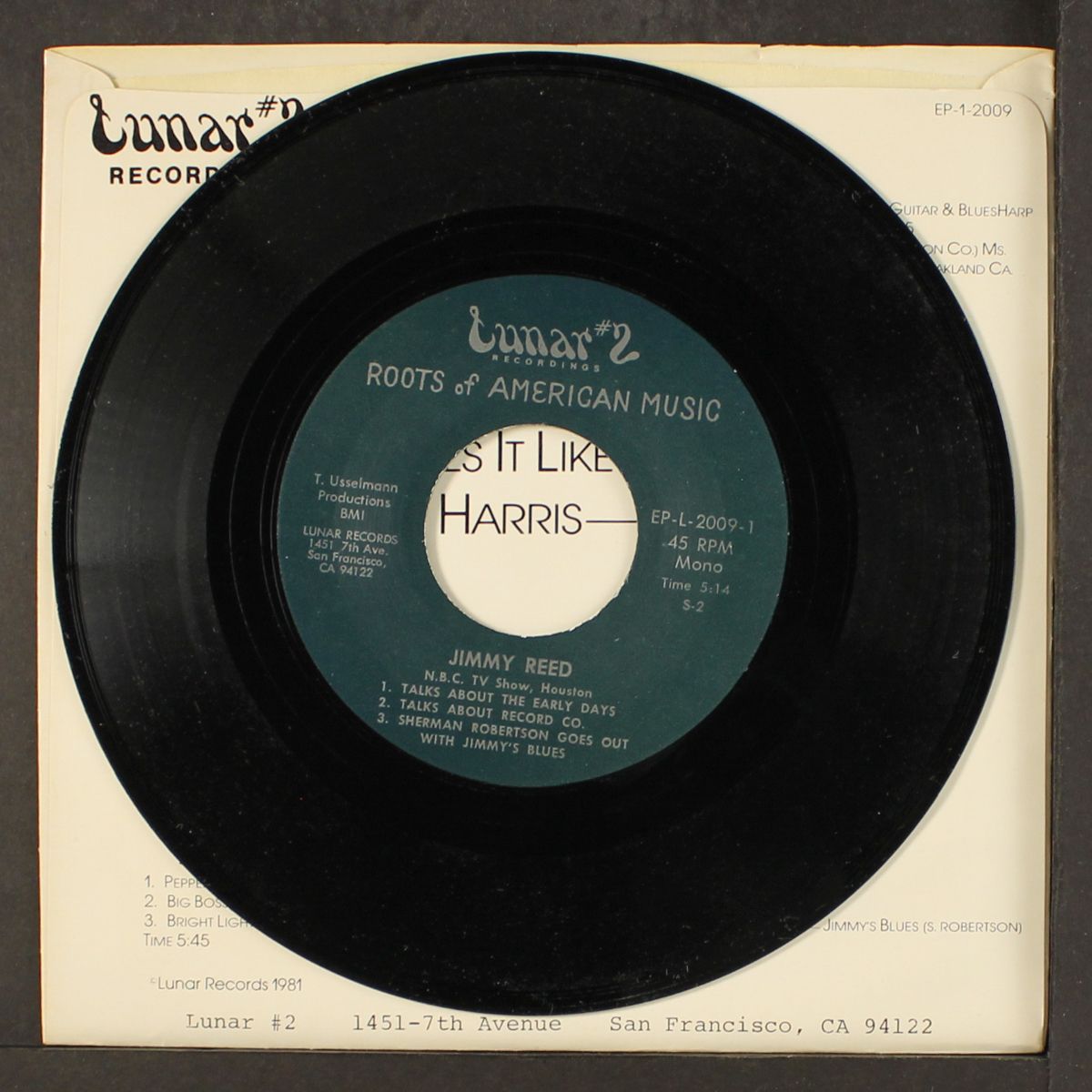 n.b.c. tv show, houston by JIMMY REED