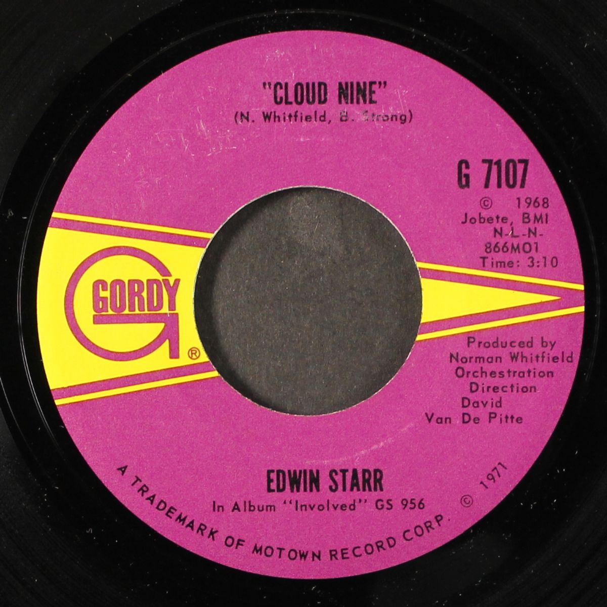 funky music sho nuff turns me on / cloud nine by EDWIN STARR