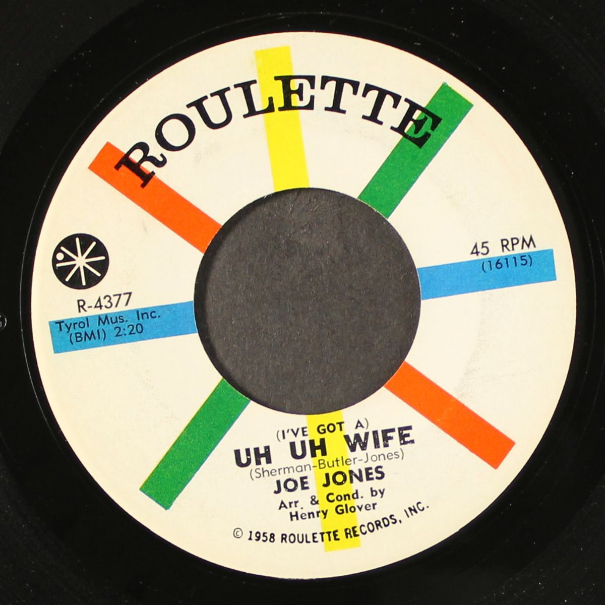 the big mule / uh uh wife by JOE JONES