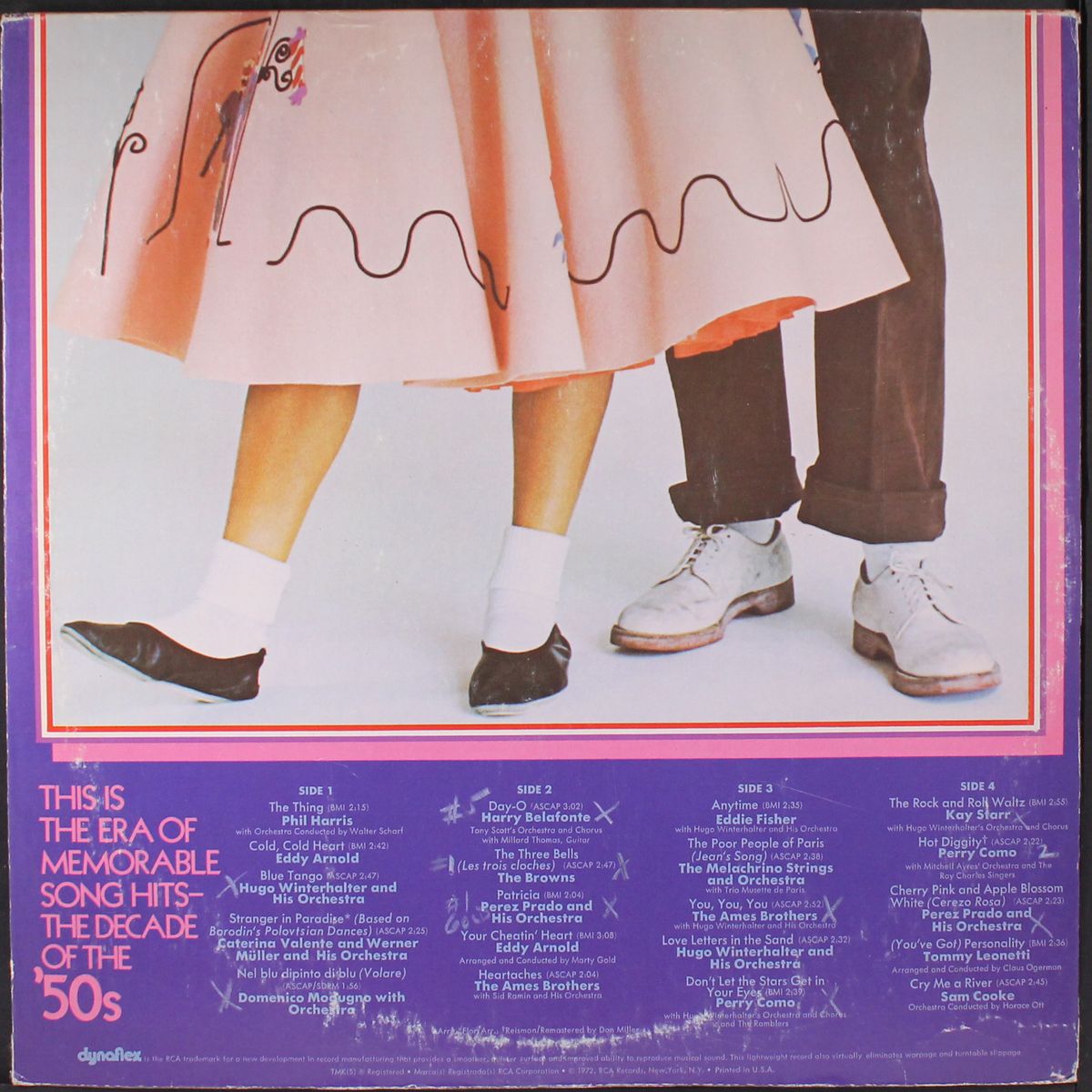 the decade of the 50's by VARIOUS