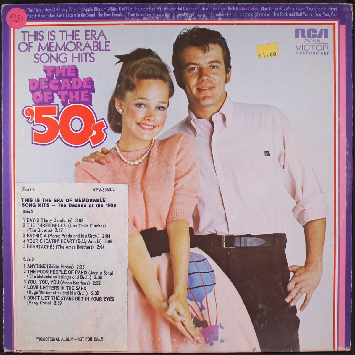 the decade of the 50's by VARIOUS
