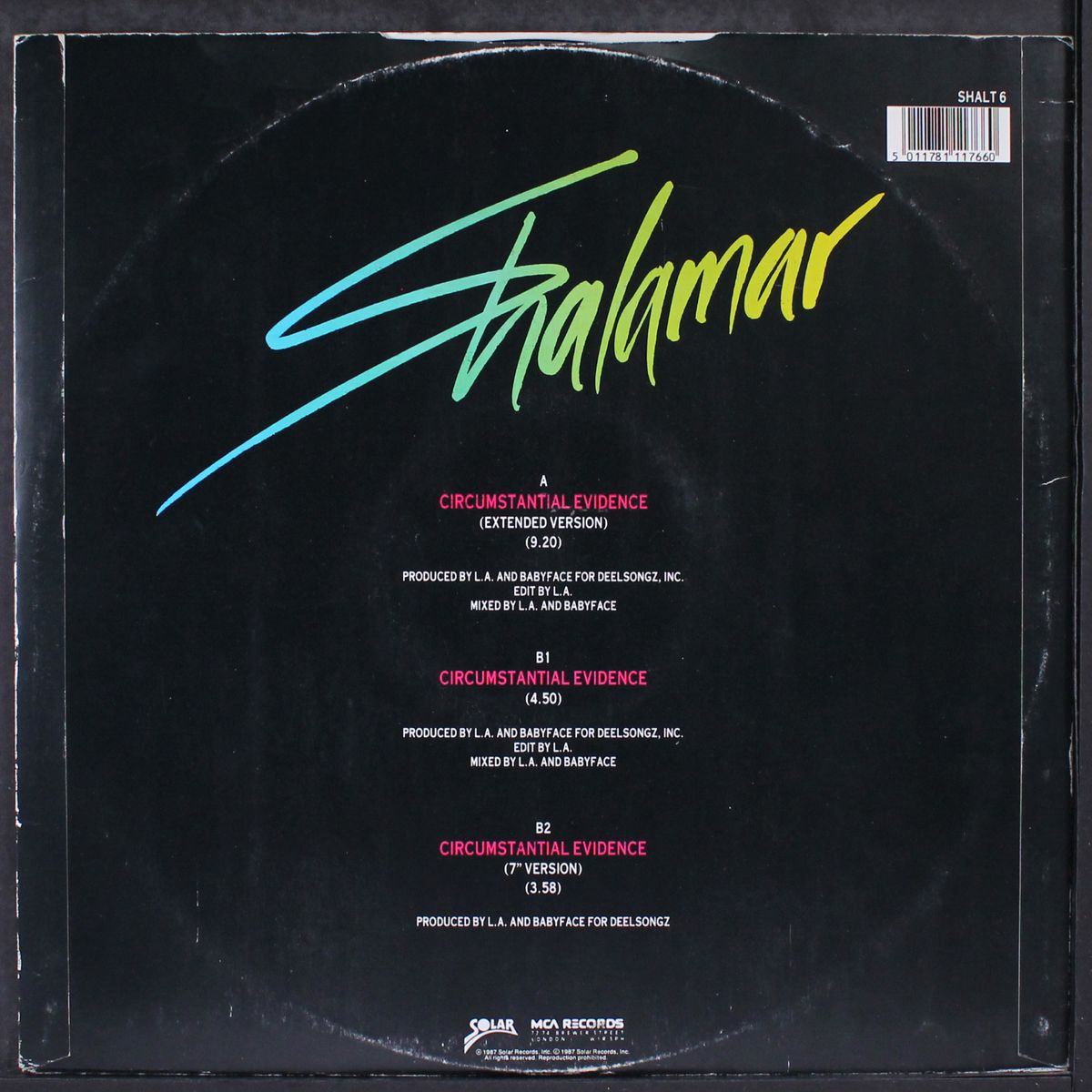 circumstantial evidence by SHALAMAR