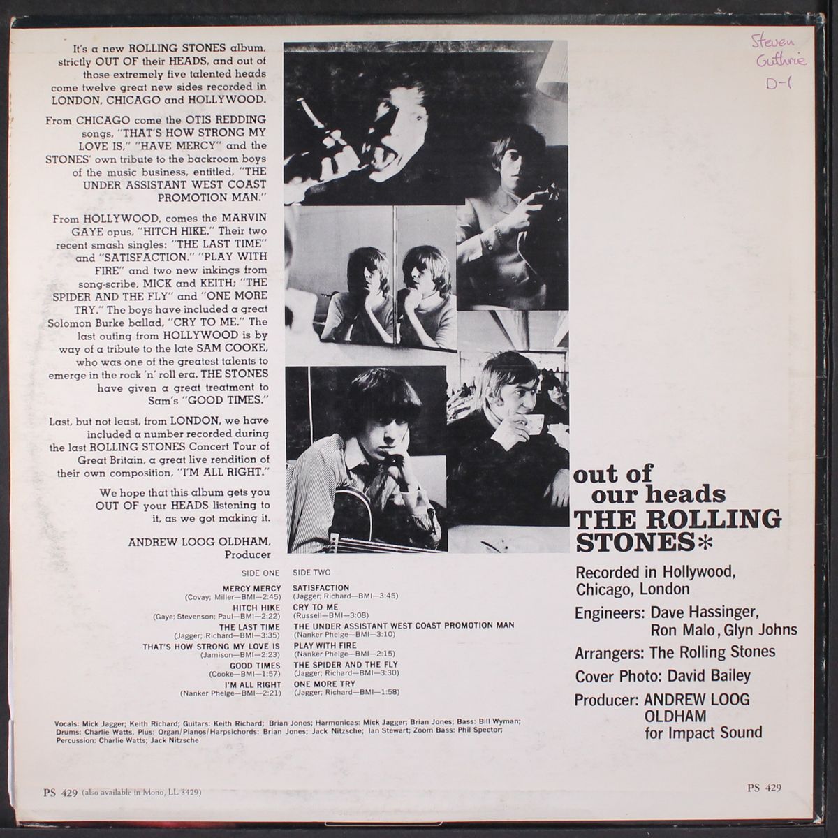 out of our heads by ROLLING STONES