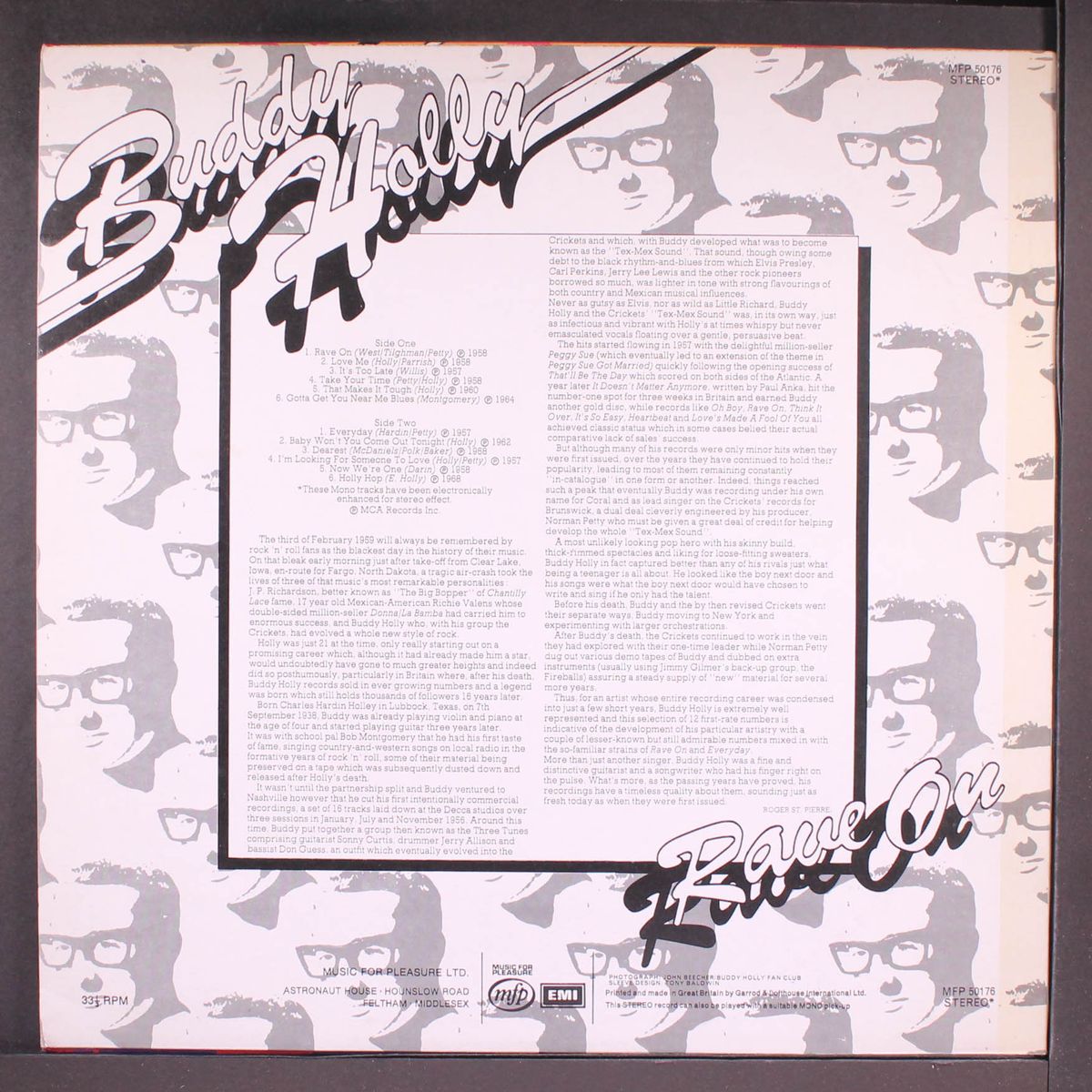 rave on by BUDDY HOLLY
