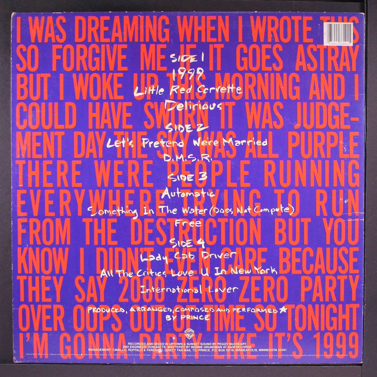 1999 by PRINCE