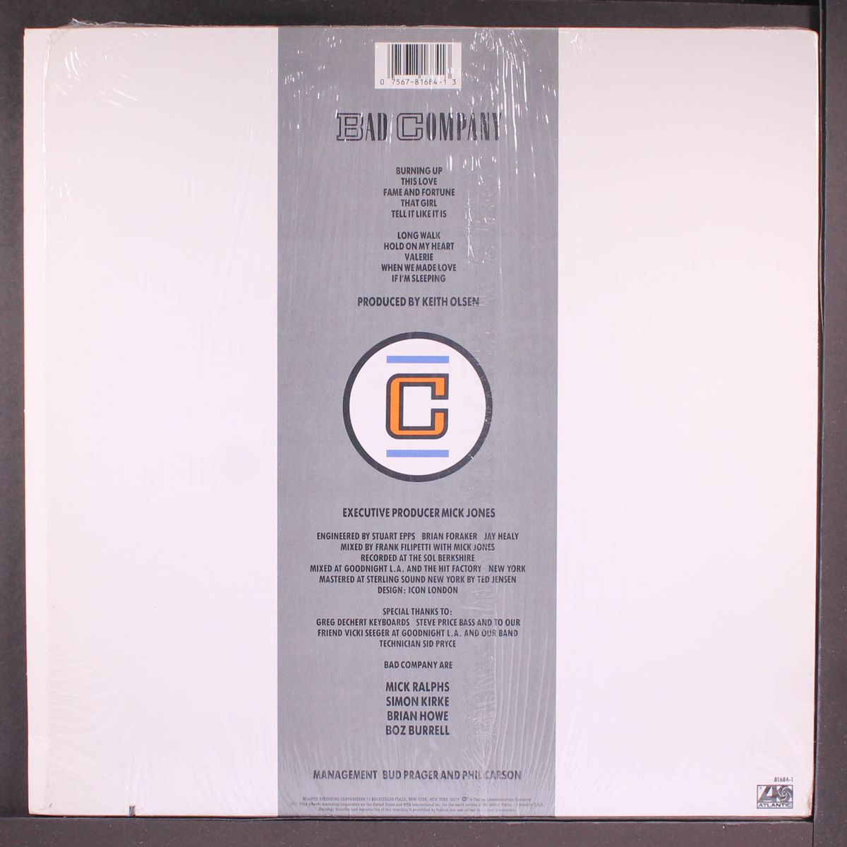 fame and fortune by BAD COMPANY