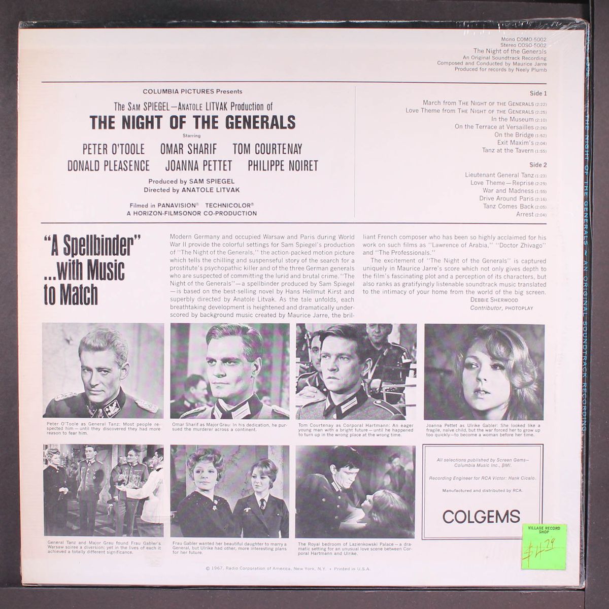 the night of the generals by SOUNDTRACK