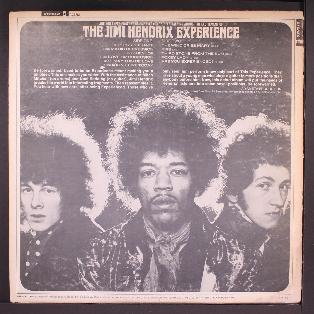 are you experienced? by JIMI HENDRIX EXPERIENCE