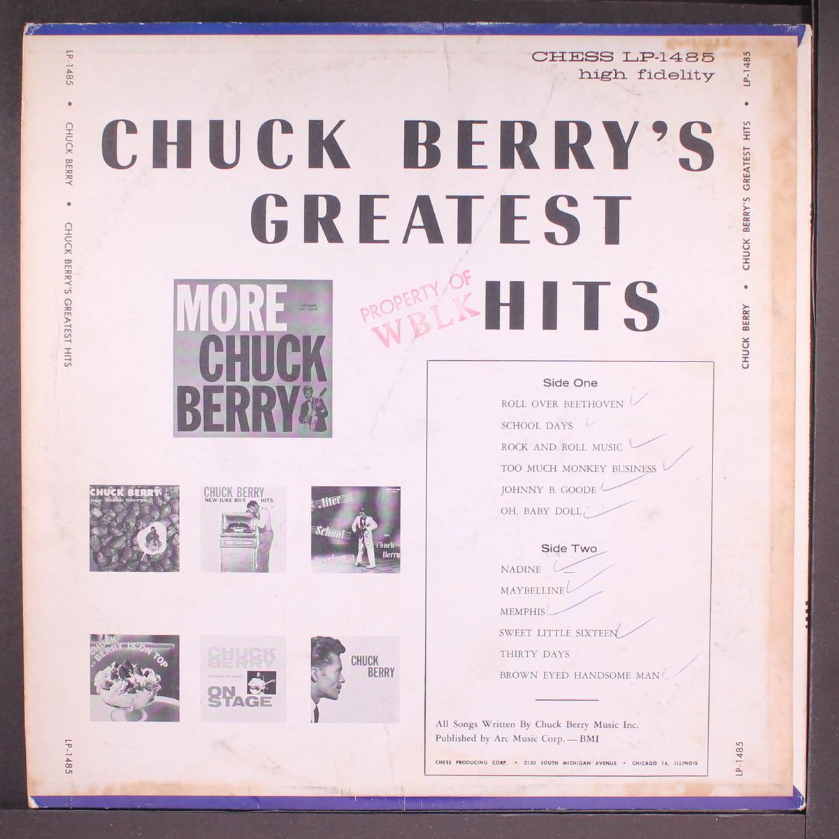 greatest hits by CHUCK BERRY