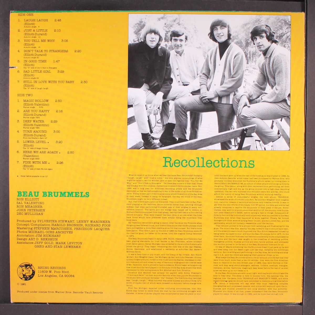 best of the beau brummels by BEAU BRUMMELS