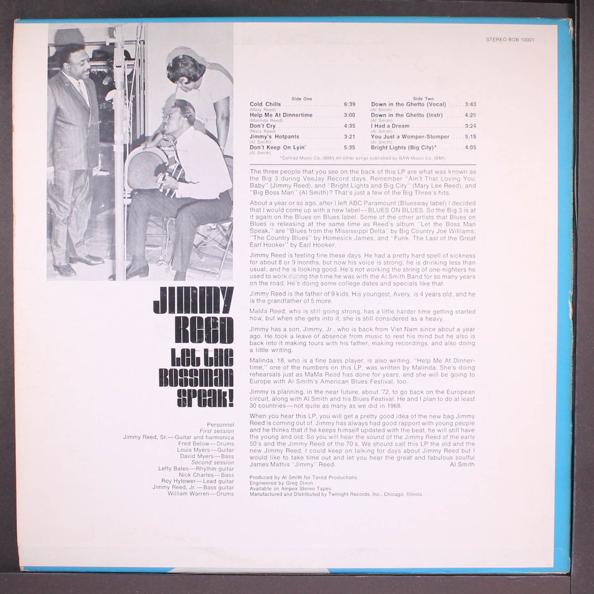 let the bossman speak! by JIMMY REED