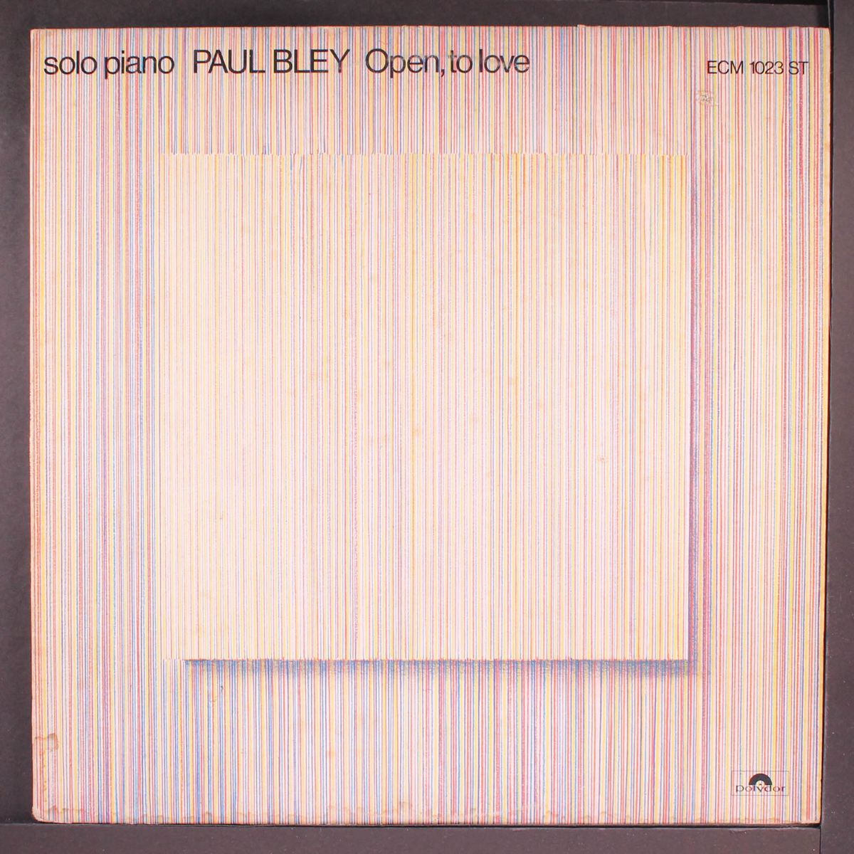 open, to love by PAUL BLEY