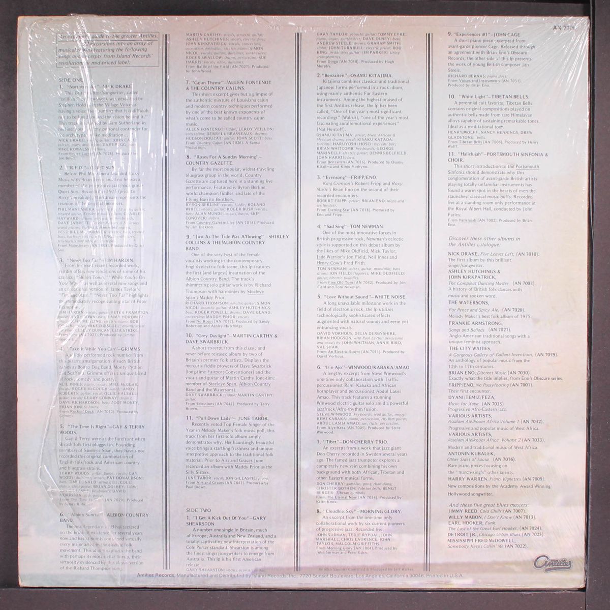 the greater antilles sampler by VARIOUS