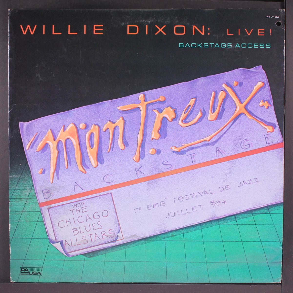 backstage access by WILLIE DIXON