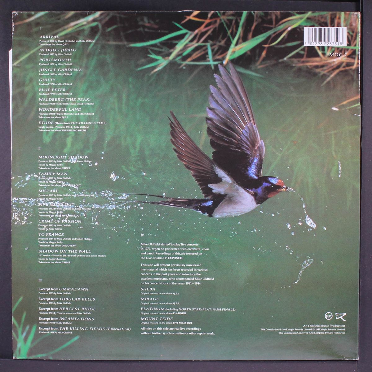 complete by MIKE OLDFIELD