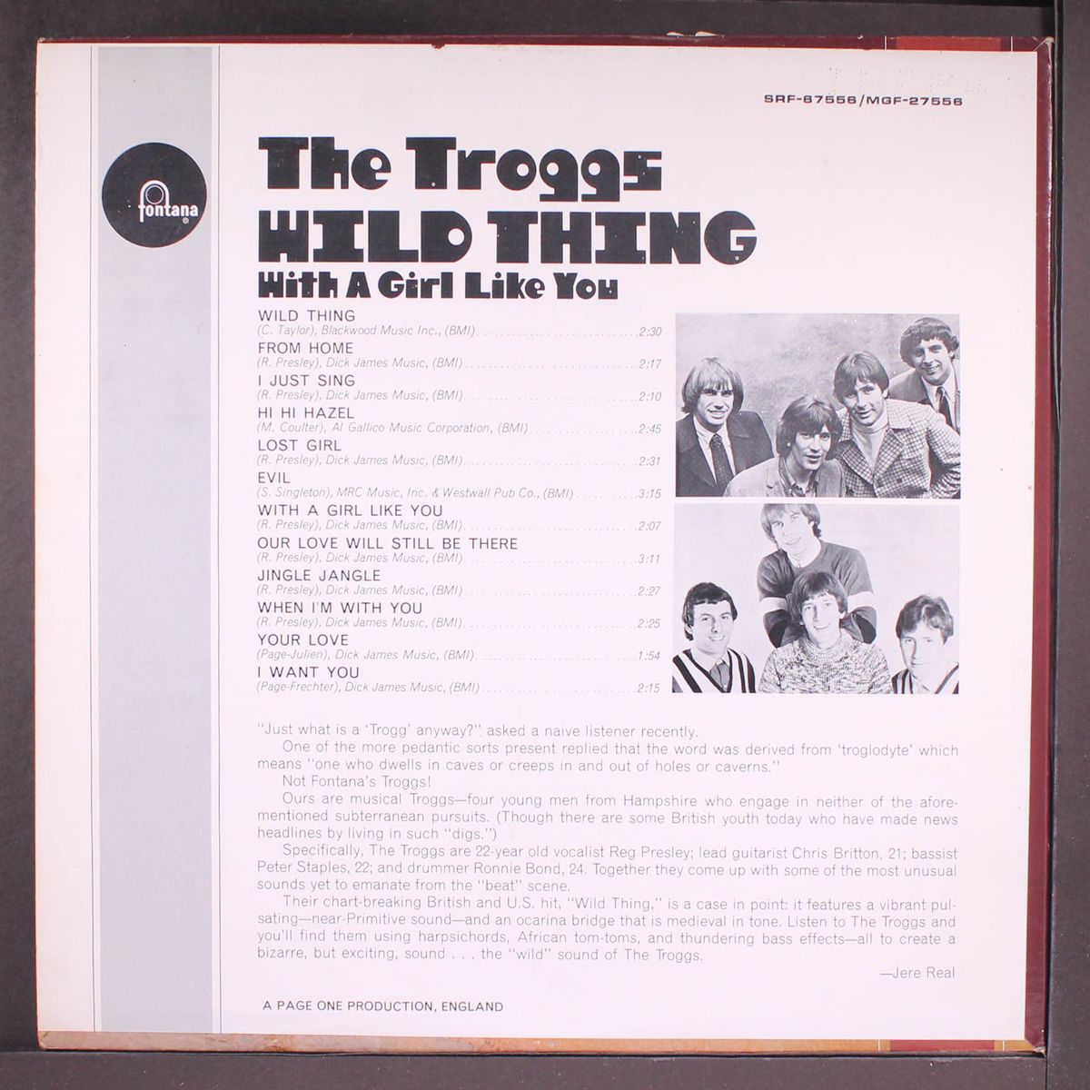 wild thing by TROGGS