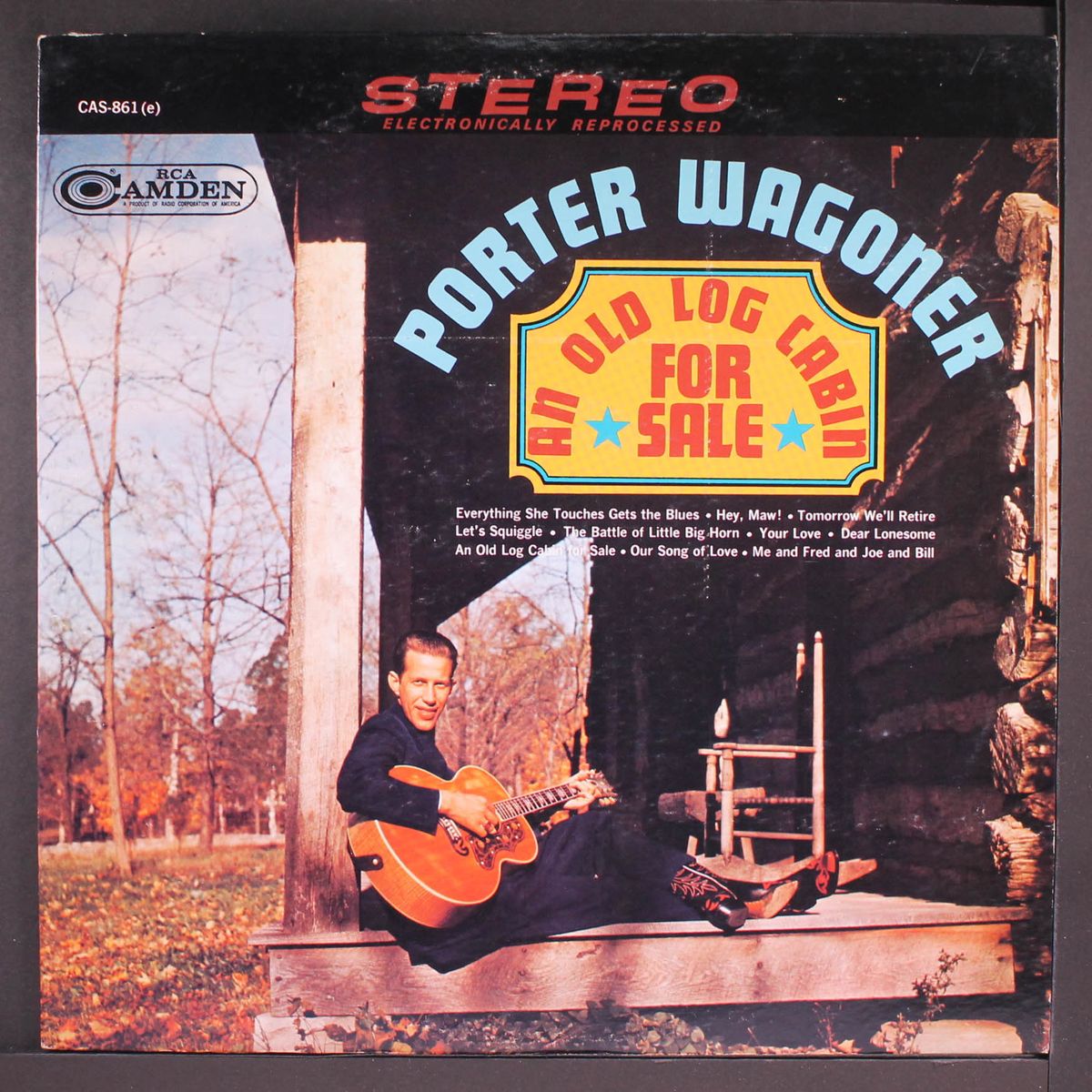 an old log cabin for sale by PORTER WAGONER