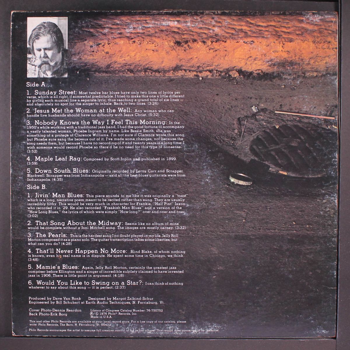 sunday street by DAVE VAN RONK