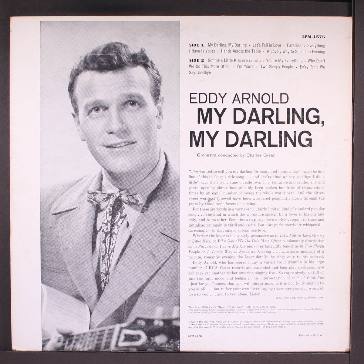 my darling, my darling by EDDY ARNOLD