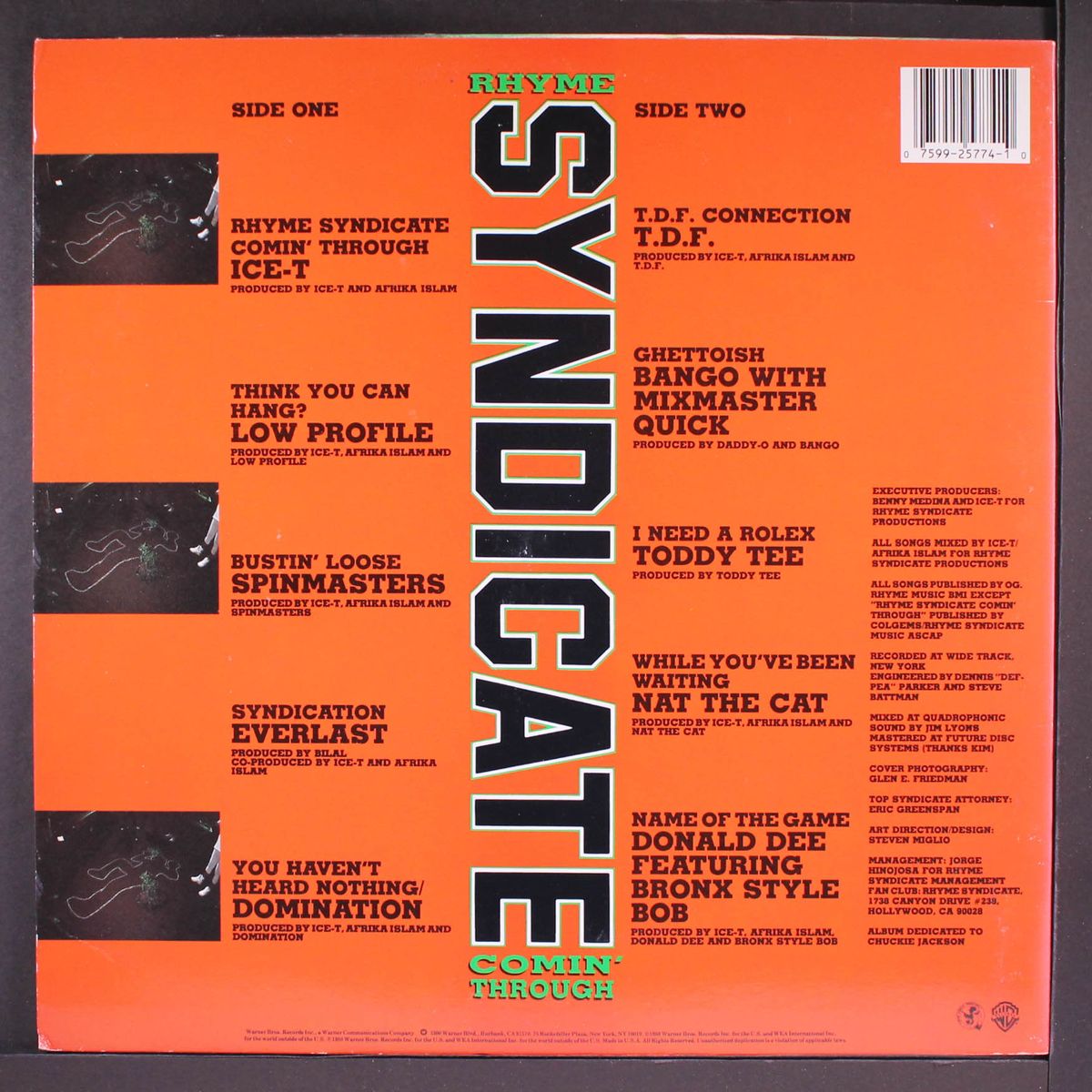 rhyme syndicate comin' through by VARIOUS