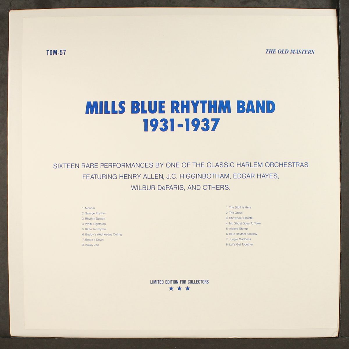 1931-1937 by MILLS BLUE RHYTHM BAND
