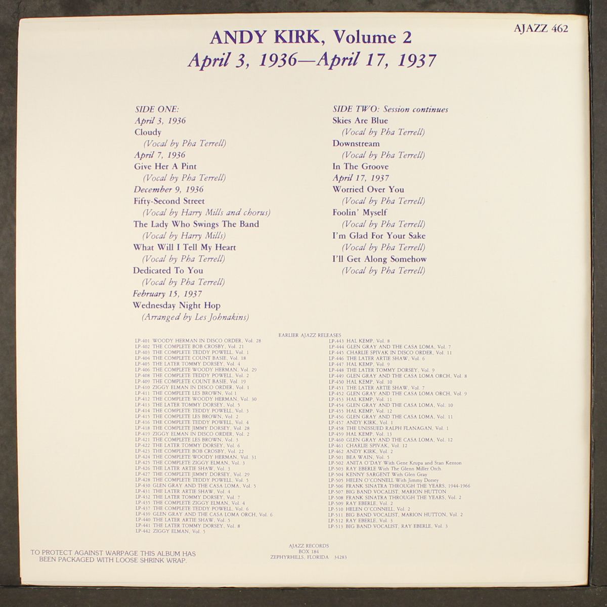 vol. 2 by ANDY KIRK