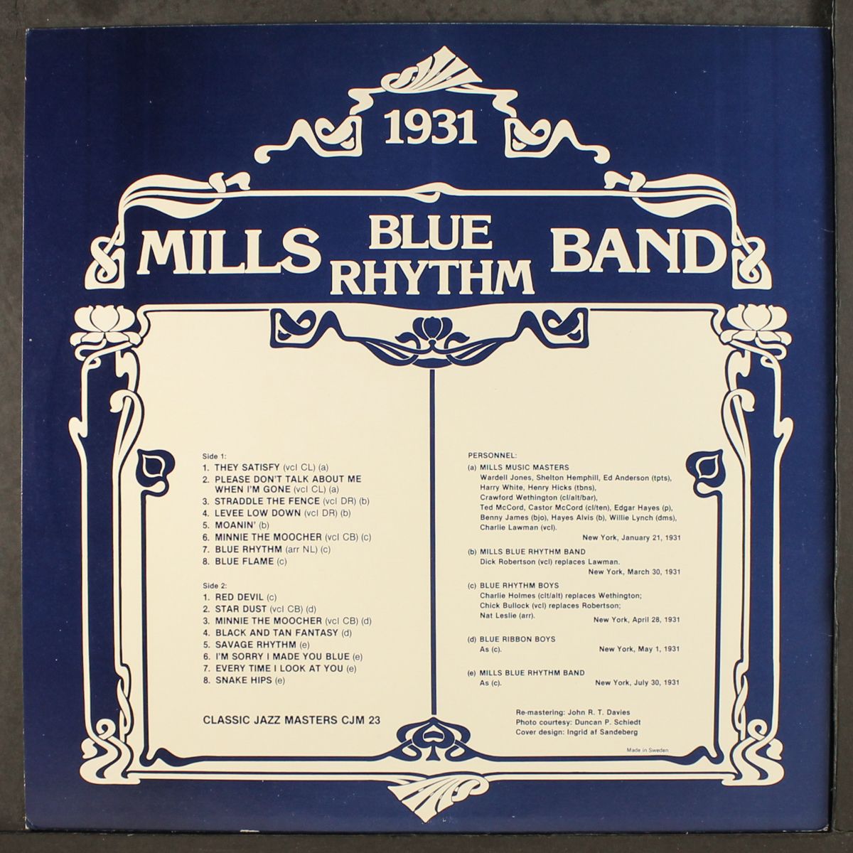 1931 by MILLS BLUE RHYTHM BAND
