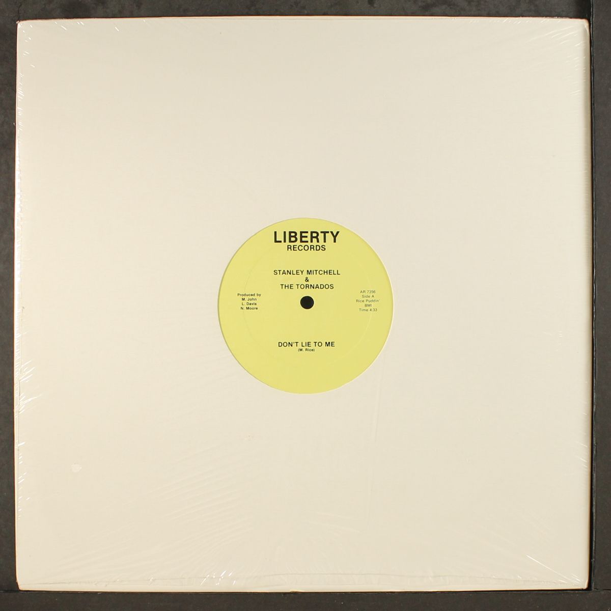 don't lie to me / bassin street by STANLEY MITCHELL & TORNADOS