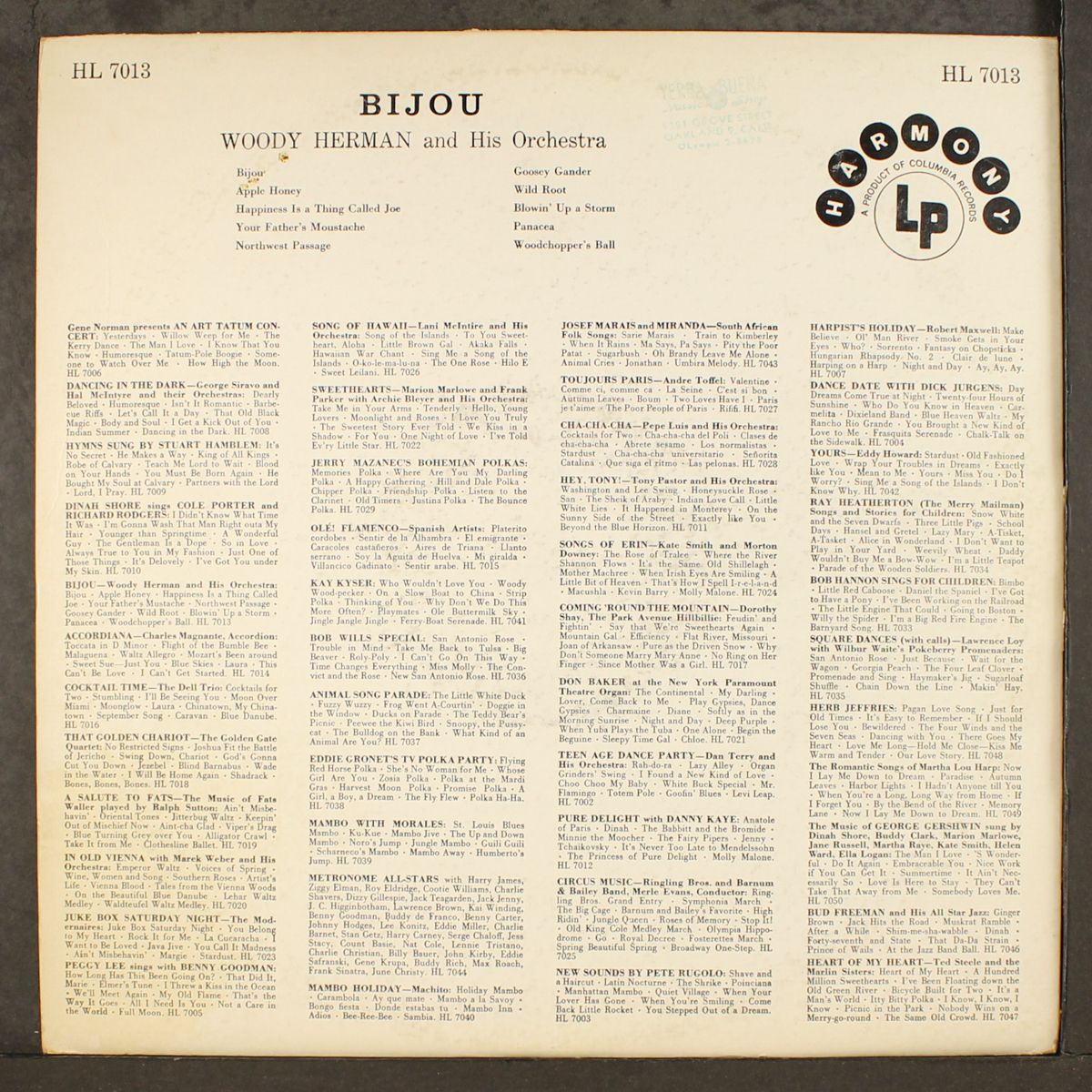 bijou by WOODY HERMAN