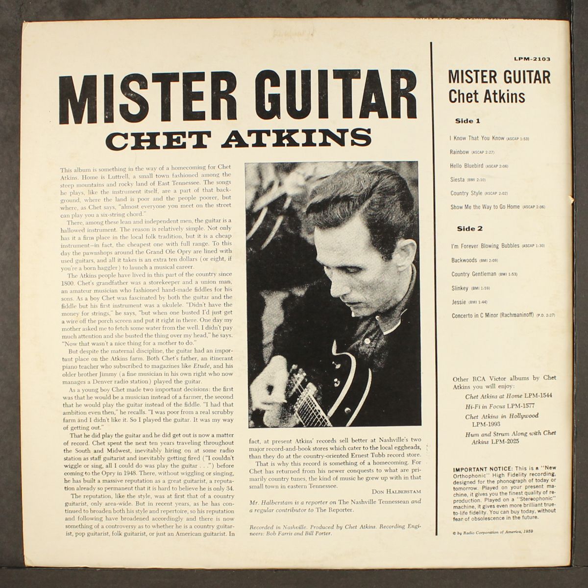 mister guitar by CHET ATKINS