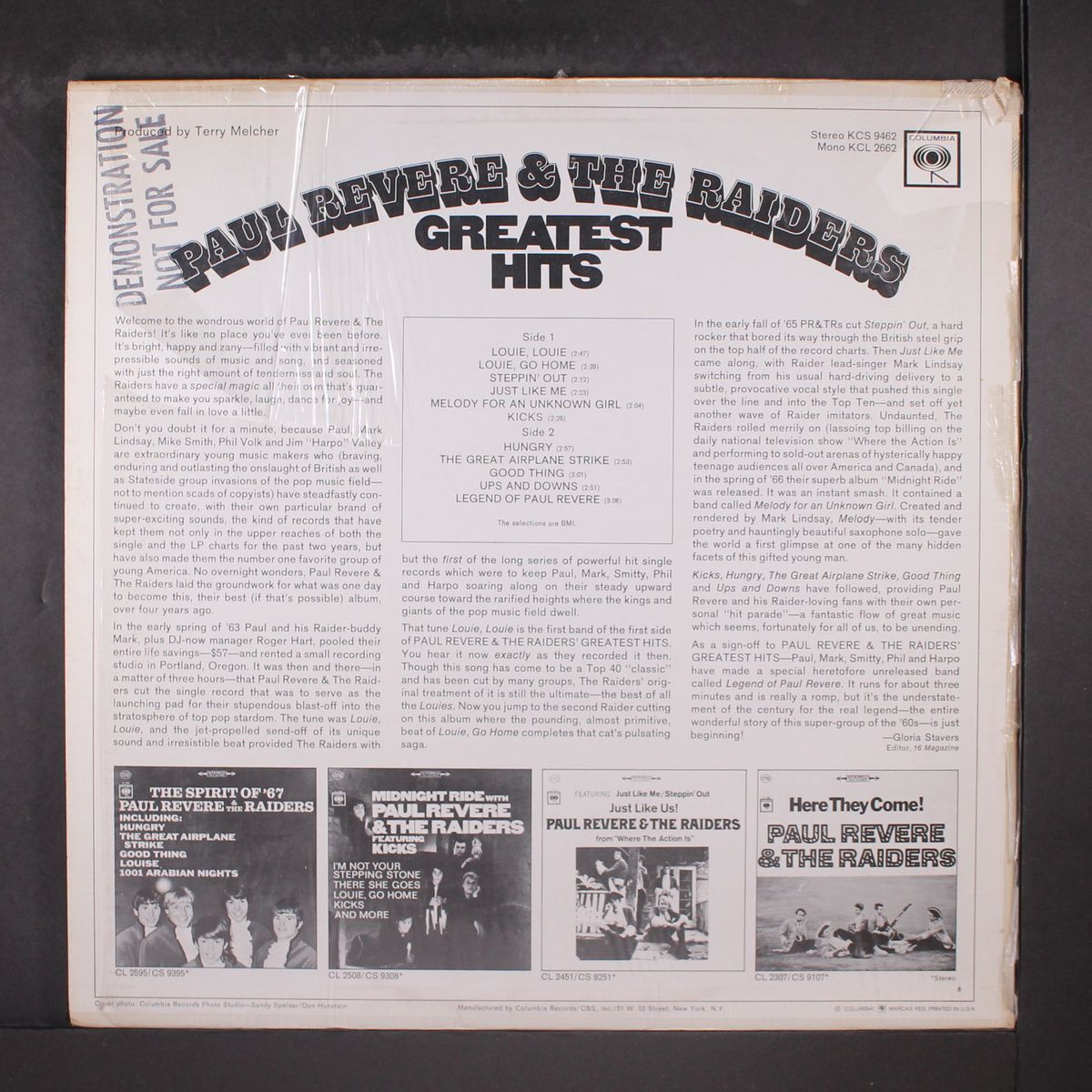 greatest hits by PAUL REVERE & RAIDERS