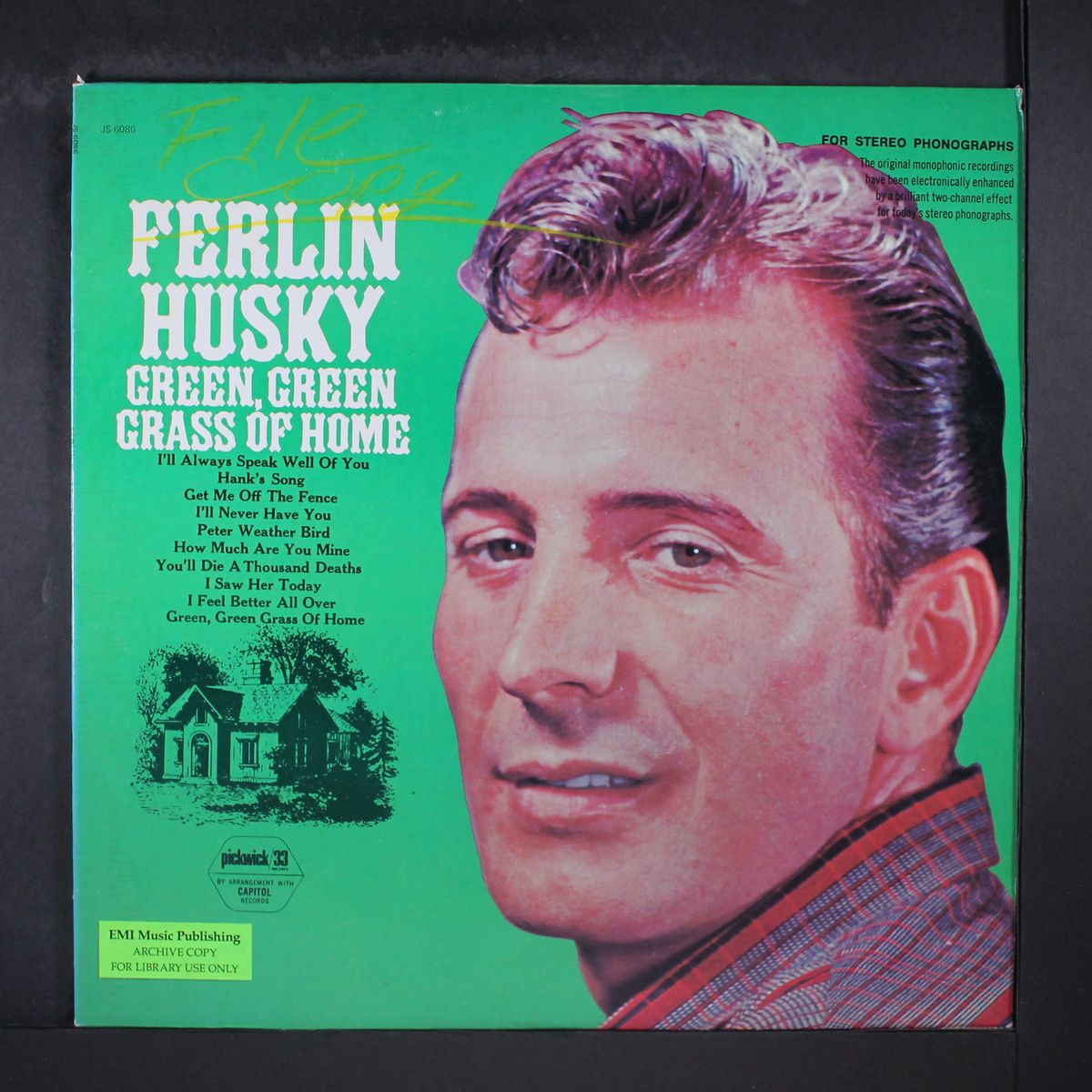 green green grass of home by FERLIN HUSKY