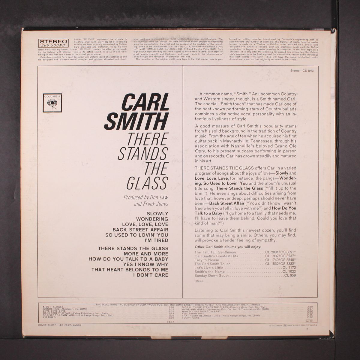 there stands the glass by CARL SMITH