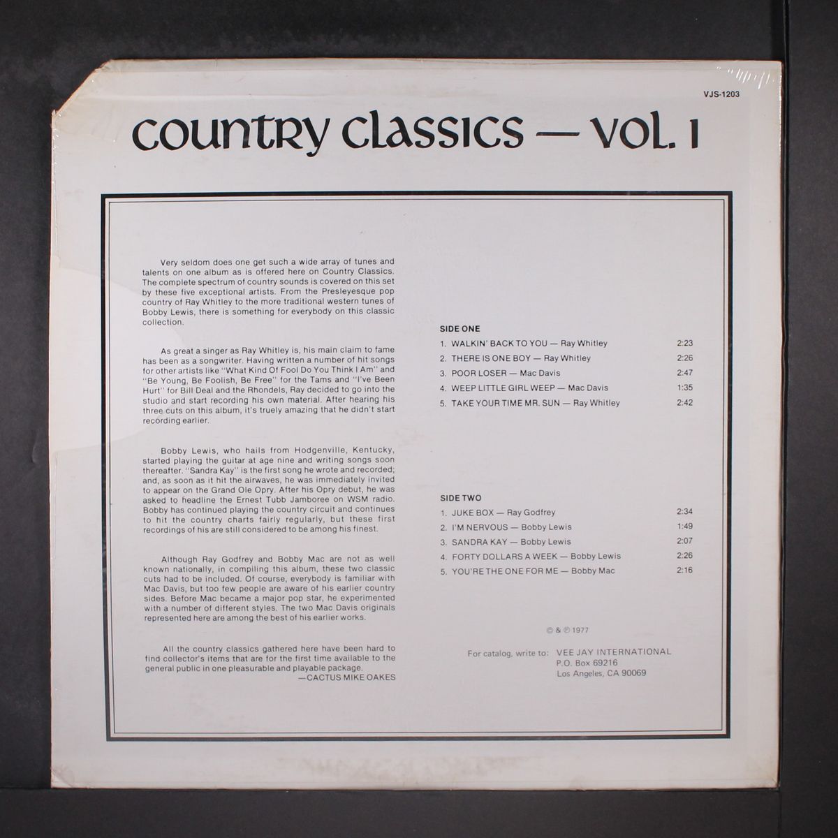 country classics, vol. 1 by VARIOUS