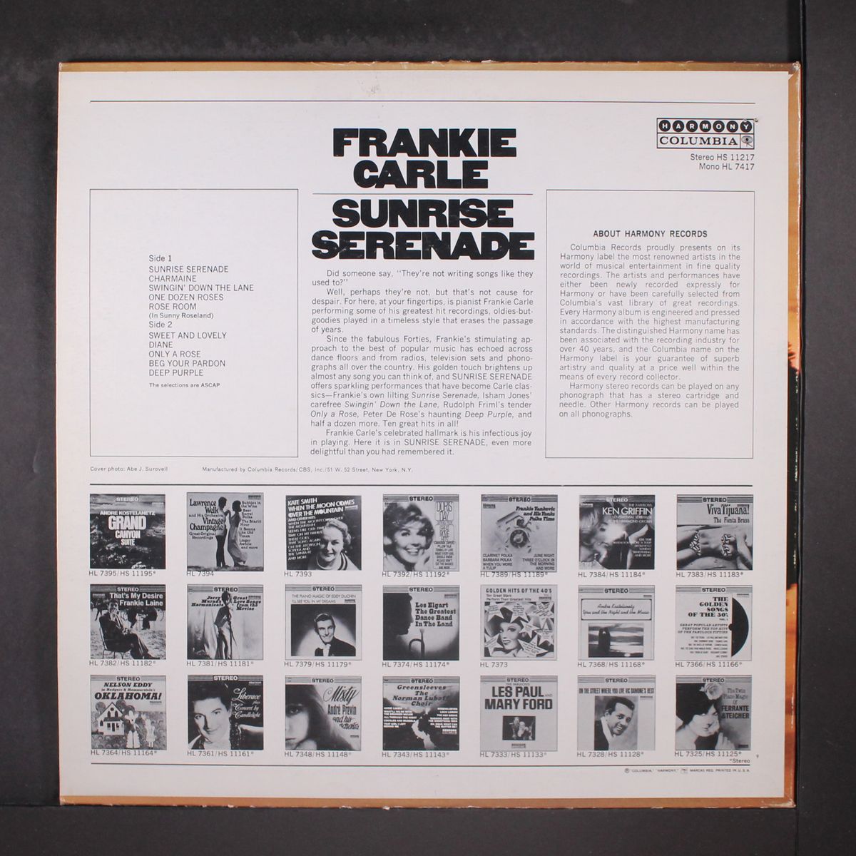 sunrise serenade by FRANKIE CARLE