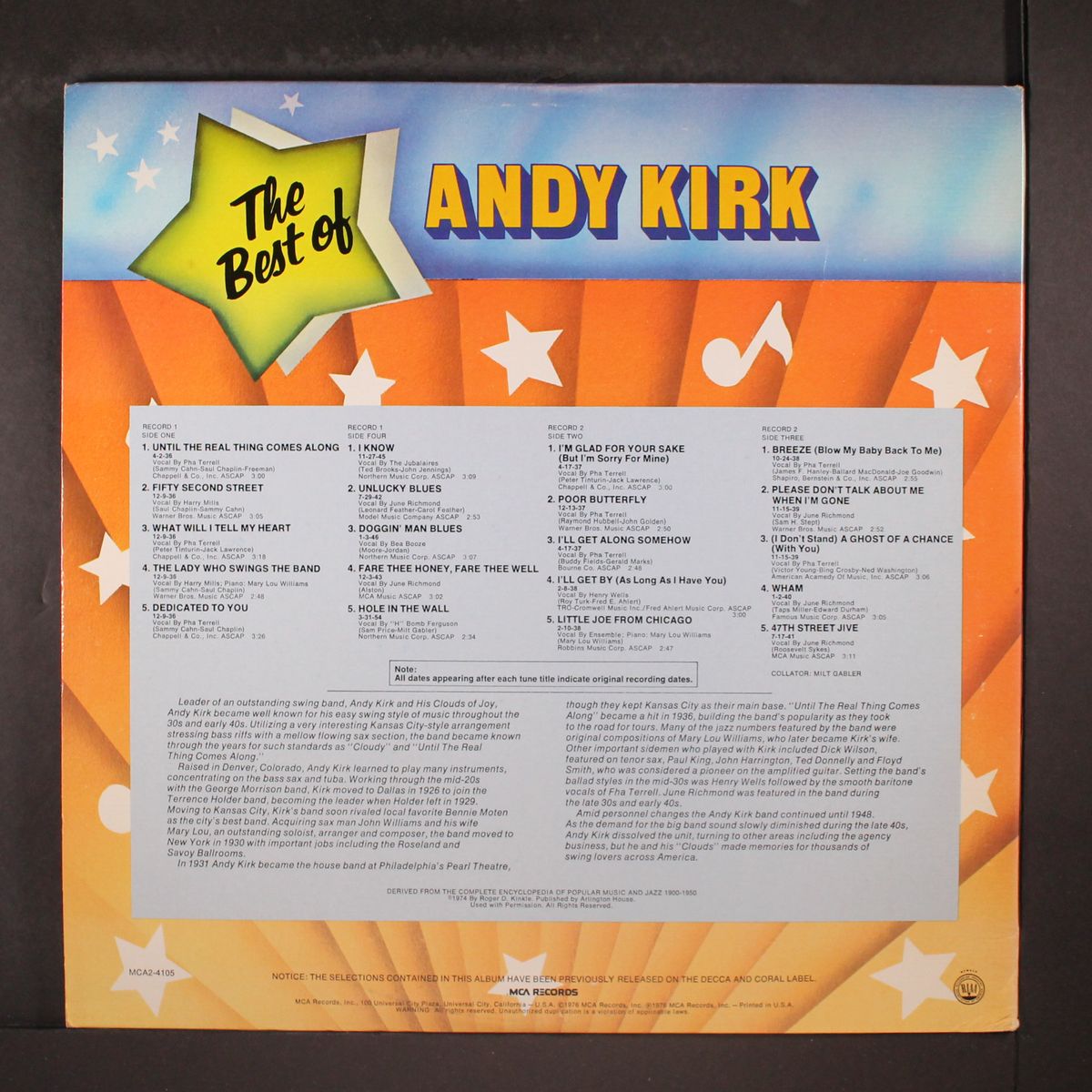 the best of by ANDY KIRK