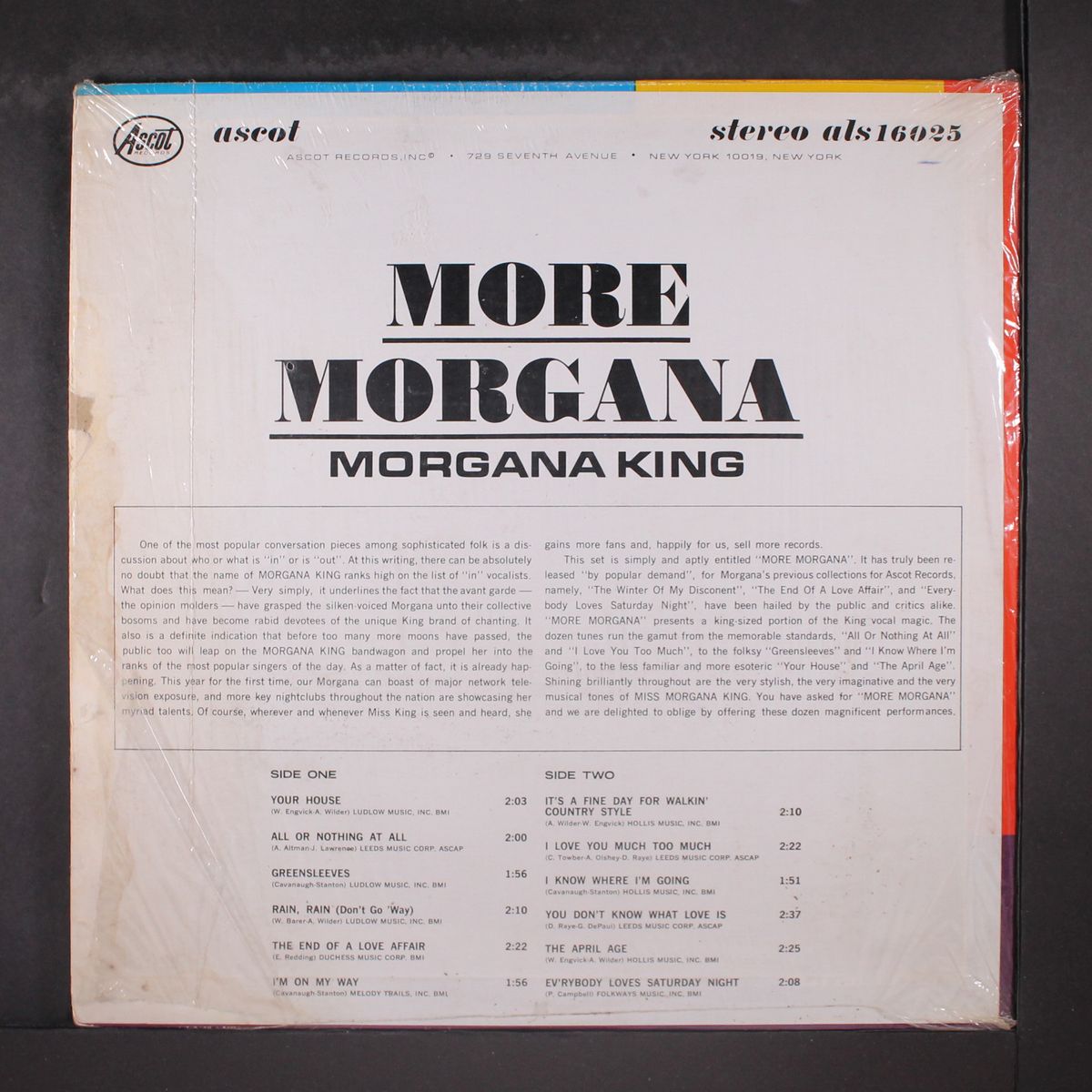 more morgana by MORGANA KING