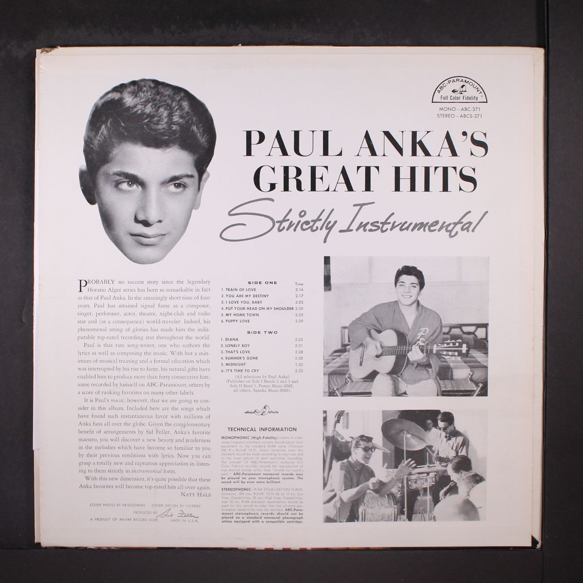 strictly instrumental by PAUL ANKA