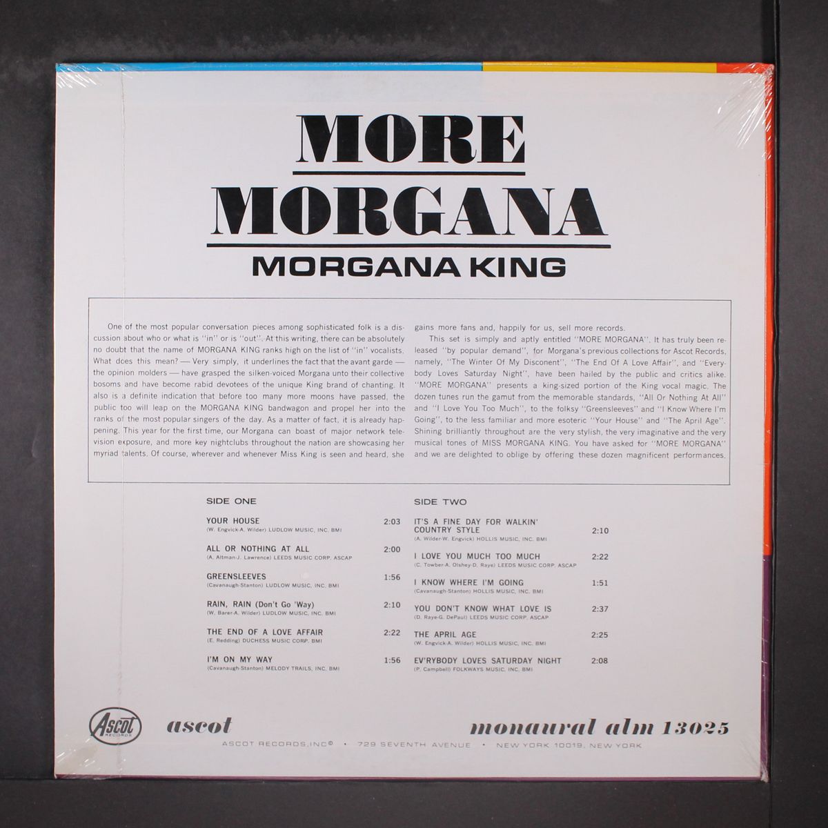 more morgana by MORGANA KING