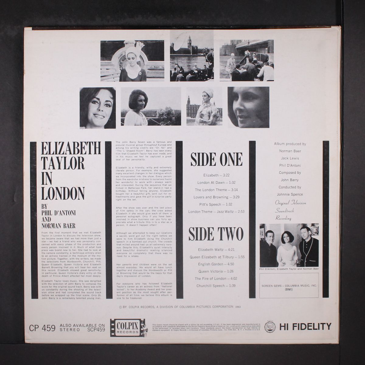 elizabeth taylor in london by TV SOUNDTRACK