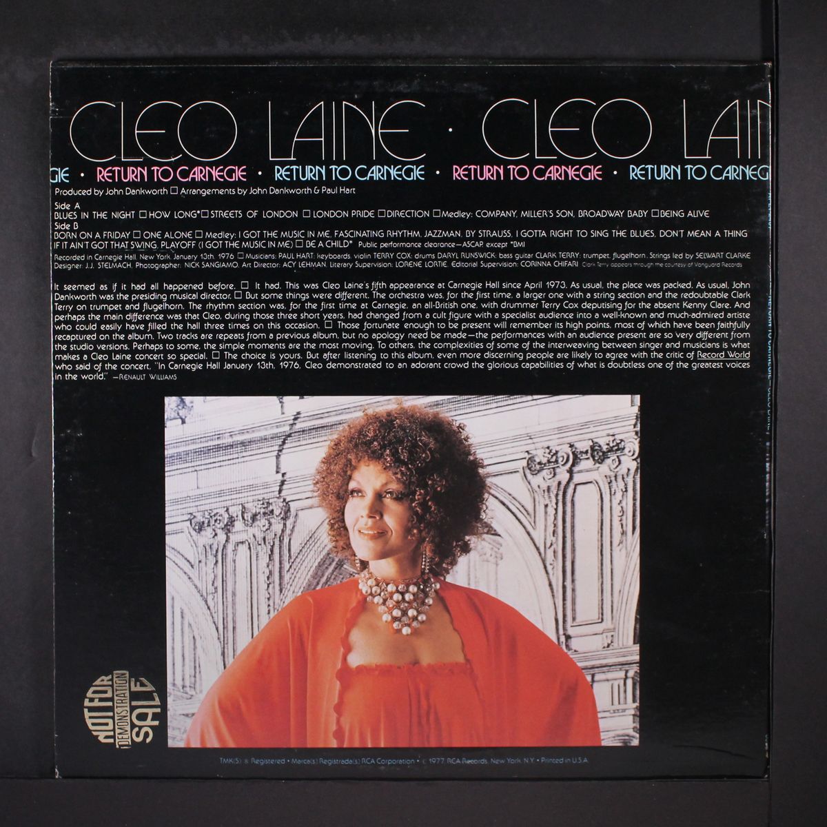 return to carnegie by CLEO LAINE