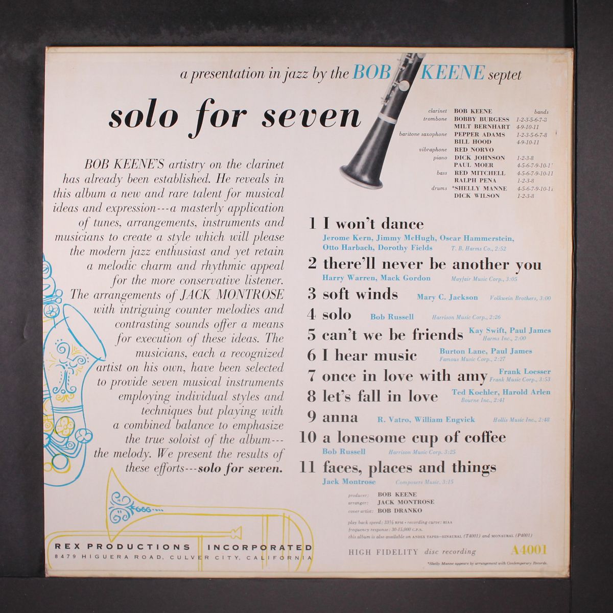 solo for seven by BOB KEENE SEPTET
