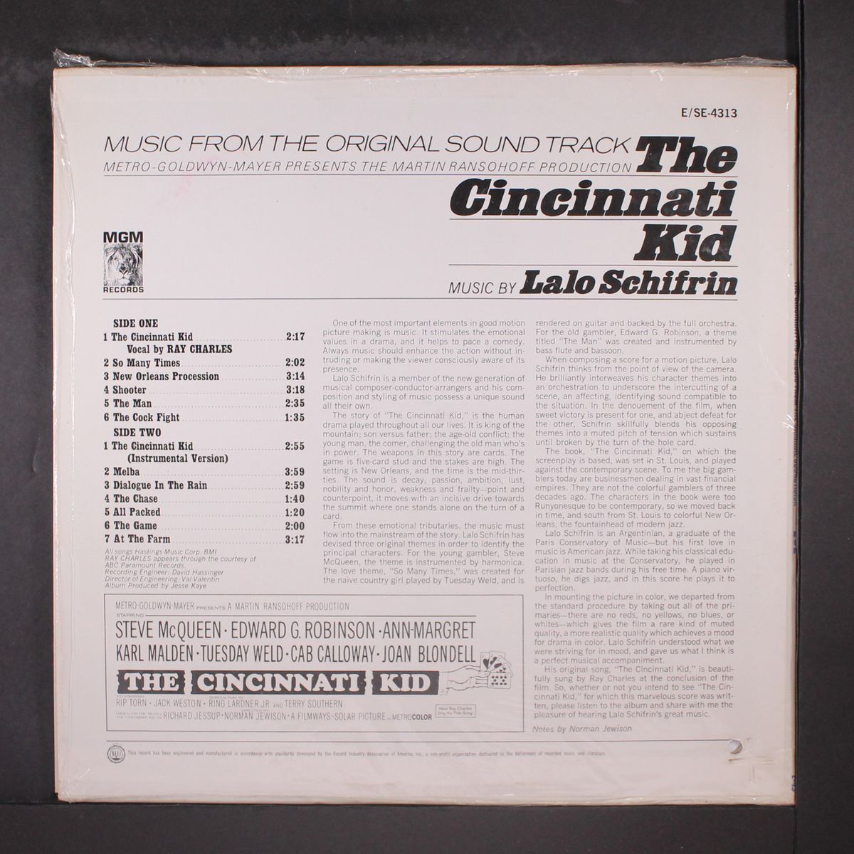 the cincinnati kid by SOUNDTRACK