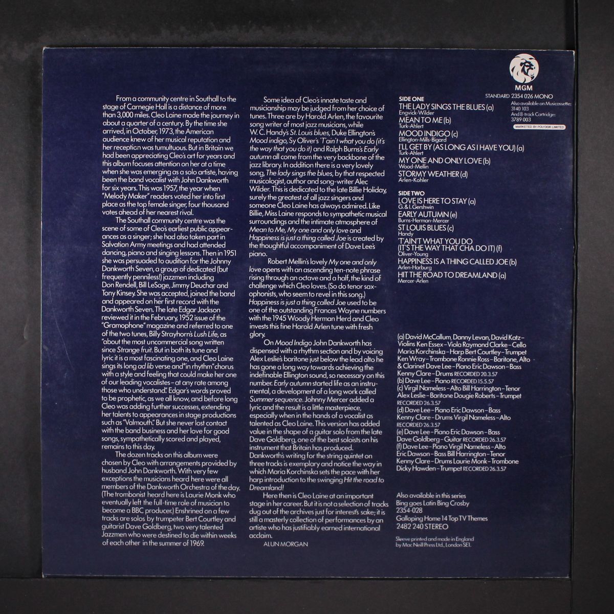 in retrospect by CLEO LAINE